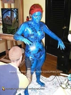 Homemade Mystique Costume