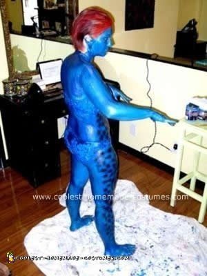 Homemade Mystique Costume