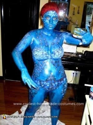 Homemade Mystique Costume