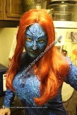 Homemade Mystique Costume