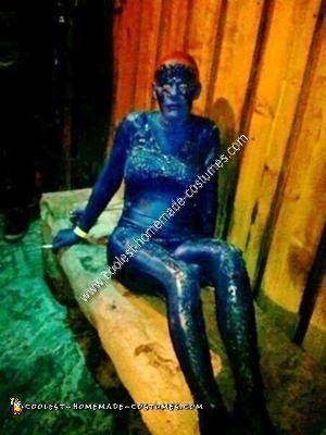 Homemade Mystique Halloween Costume Idea