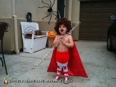 Homemade Nacho Libre Kids Halloween Costume