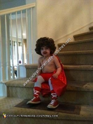 Homemade Nacho Libre Kids Halloween Costume