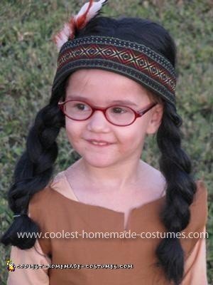 Coolest Homemade Native American Girl Costume