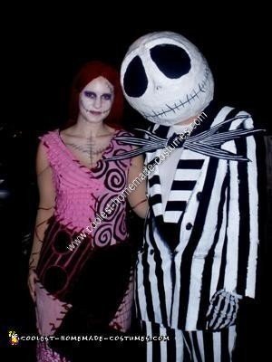 Homemade Nightmare Before Christmas Couples Costume