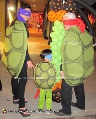 Homemade Ninja Turtles Group Costume