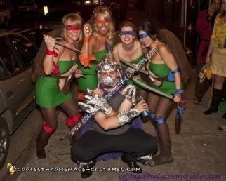Homemade Ninja Turtles Group Costume