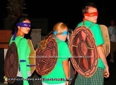 Homemade Ninja Turtles Halloween Costumes