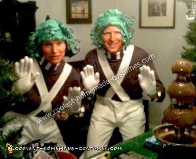 Homemade No Sew Oompa Loompa Costumes