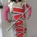 Homemade No-Sew Twix Costume