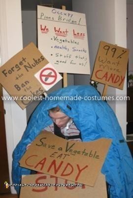 Homemade "Occupy Wall Street" Costume