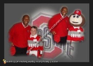 Homemade Ohio State Buckeye Brutus Mascot Costume