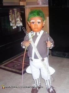 Homemade Oompa Loompa Costume