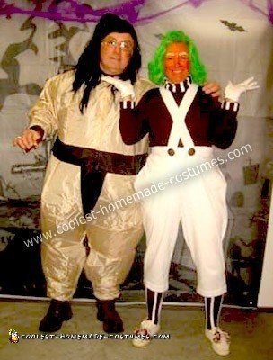 Homemade Oompa Loompa Costume