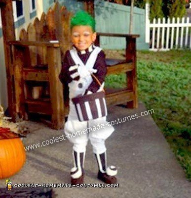 Homemade Oompa Loompa Costume