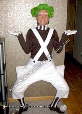 Homemade Oompa Loompa Costume