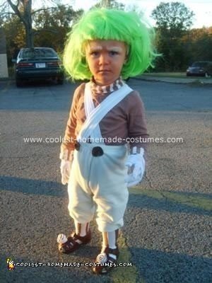 Homemade Oompa Loompa Costume