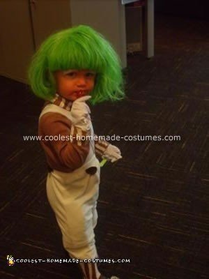 Homemade Oompa Loompa Costume