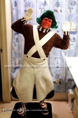 Homemade Oompa Loompa Costume