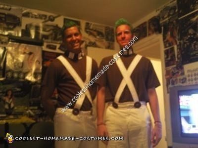 Homemade Oompa Loompa Couple Costume Ideas