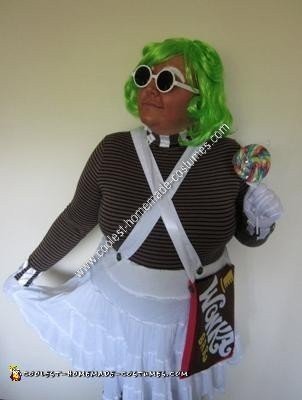 Homemade Oompa Loompa Girl Costume