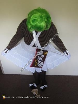 Homemade Oompa Loompa Girl Costume