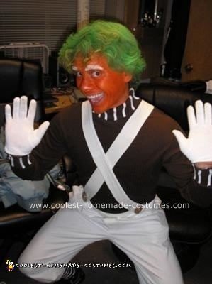 Homemade Oompa Loompa Halloween Costume