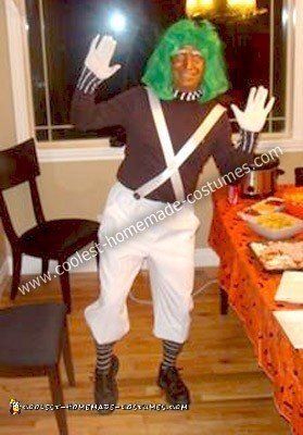 Homemade Oompa Loompa Halloween Costume