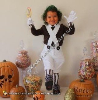 Homemade Oompa Loompa Halloween Costume