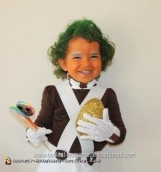 Homemade Oompa Loompa Halloween Costume