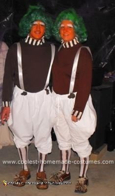 Homemade Oompa Loompa Halloween Costumes