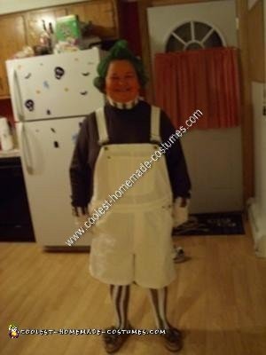 Homemade Ooompa Loompa Halloween Costume