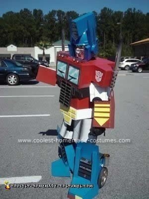 Homemade Optimus Prime Costume