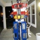 Homemade Optimus Prime Halloween Costume Idea