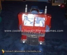 Homemade Optimus Prime Transformer Costume