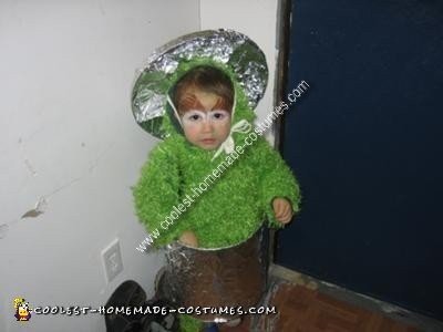 Homemade Oscar the Grouch Child Costume