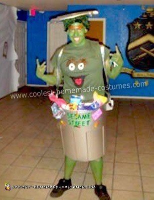 Homemade Oscar the Grouch Costume