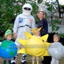 Homemade Outer Space Family Halloween Costume