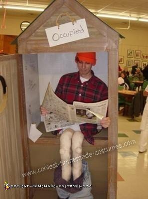 Homemade Outhouse Costume