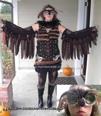 Homemade Owl Costume