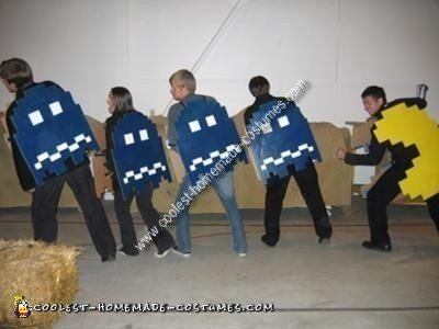 Homemade Pac Man Group Costume