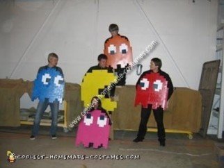 Homemade Pac Man Group Costume