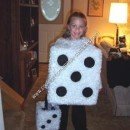 Homemade Pair of Dice Halloween Costume