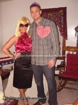 Homemade Paris Hilton and her BFF Couple Costume