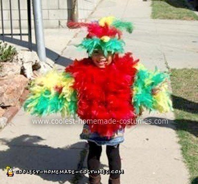 Homemade Parrot Halloween Costume