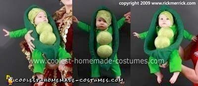 Homemade Pea in a Pod Costume