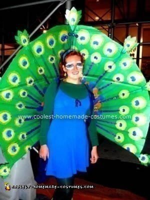 Homemade Peacock Costume