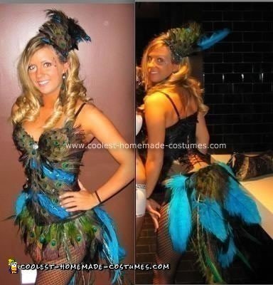 Homemade Peacock Costume