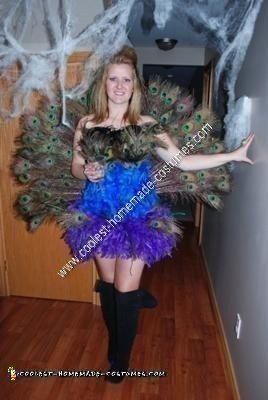 Homemade Peacock Costume