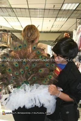 Coolest Homemade Peacock Costume